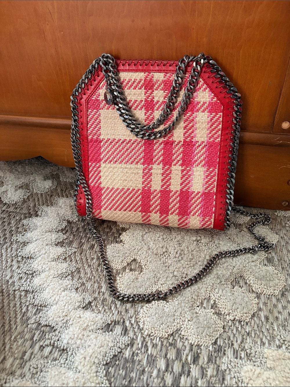 Stella McCartney Falabella Plaid Crossbody small size